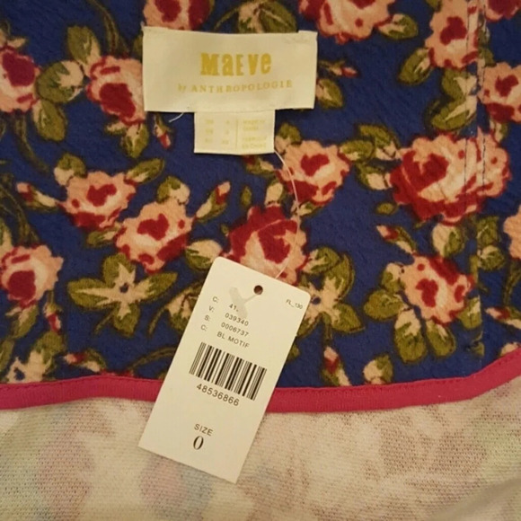 Anthropologie Maeve Sheffield Textured Skirt 0 - Picture 4 of 6